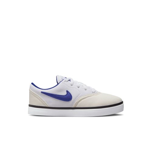 Nike SB Check Canvas Little Kids' Skate Shoes with canvas upper and rubber outsole.